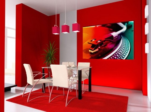 Red Color – Red in your Decorations this year