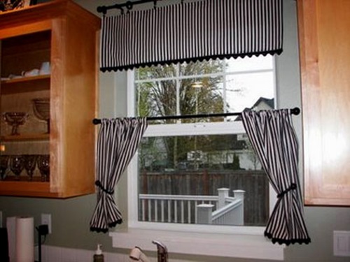 Rustic Italian Kitchen Curtain Designs