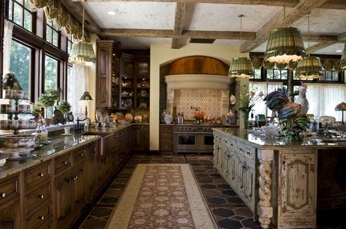 Rustic Italian Kitchen Curtain Designs