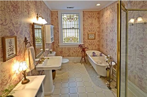 Victorian Bathroom Curtain Ideas