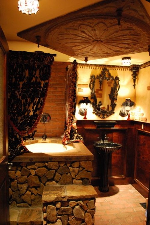 Victorian Bathroom Curtain Ideas