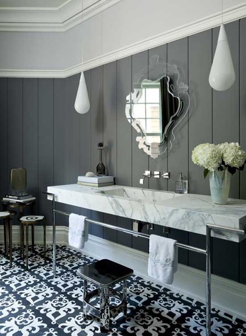Achieving the Glamour of an Art Deco Bathroom