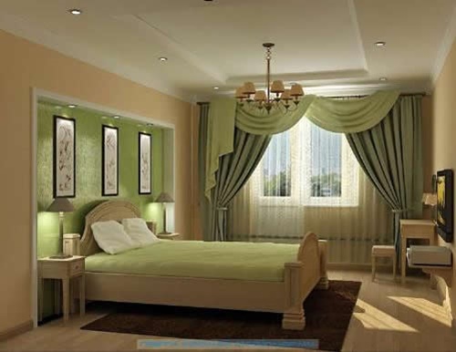 Bedrooms Window Curtains Colors