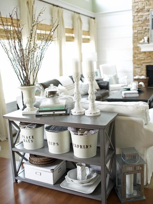 Cottage Living Room Curtain Ideas