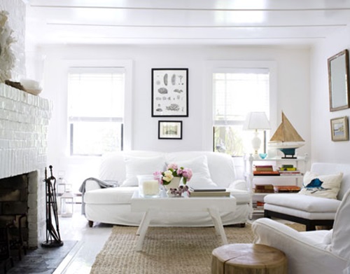 Cottage Living Room Curtain Ideas