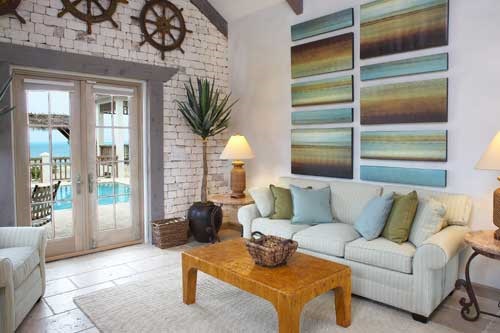 Cottage Living Room Curtain Ideas