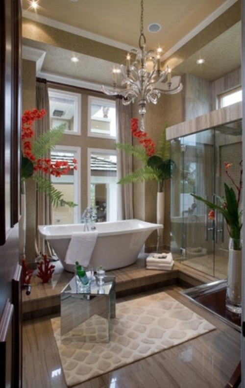 Designing A Tropical Bathroom - Colors, Accessories and Theme