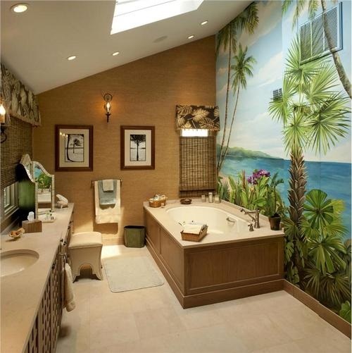 Designing A Tropical Bathroom - Colors, Accessories and Theme