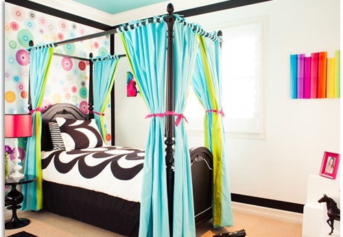 Teenage Bedroom - Windows Treatments For Teenagers