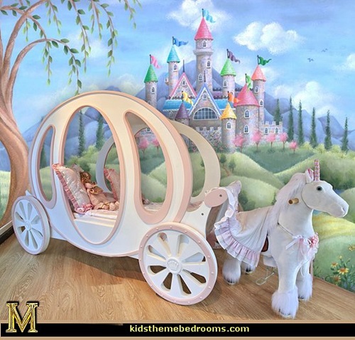 Attractive Little Girls Bedroom with a Fairy