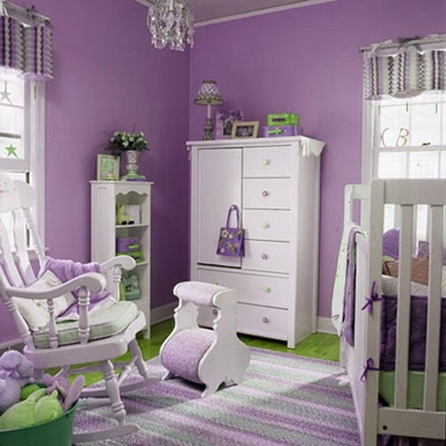Attractive Little Girls Bedroom with a Fairy