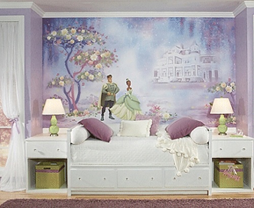 Attractive Little Girls Bedroom with a Fairy