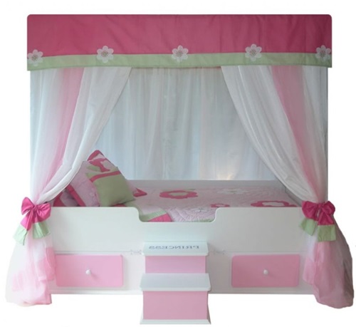 Attractive Little Girls Bedroom with a Fairy