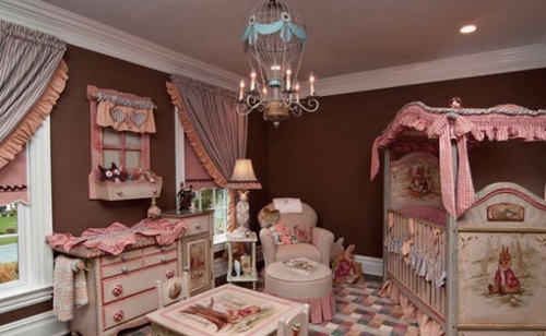 Attractive Little Girls Bedroom with a Fairy