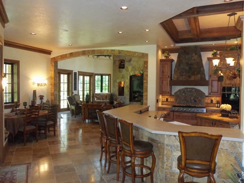 Combine your kitchen and dining room and Get space and style