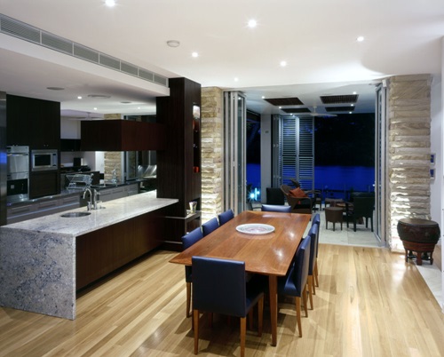 Combine your kitchen and dining room and Get space and style