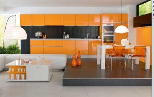 Combine your kitchen and dining room and Get space and style