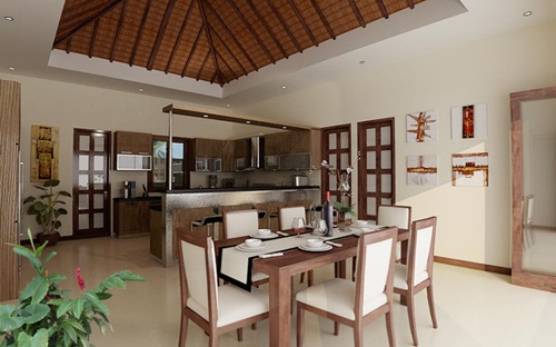 Combine your kitchen and dining room and Get space and style