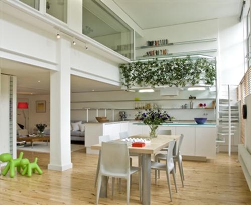 Combine your kitchen and dining room and Get space and style