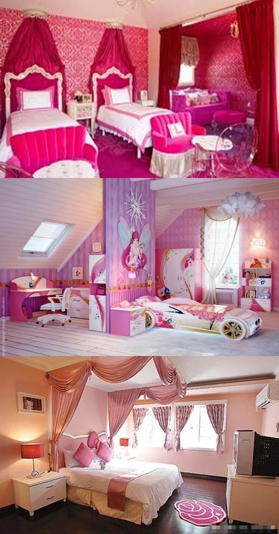 How to Decorate an Attractive Little Girl Bedroom with a Fairy-tale Theme