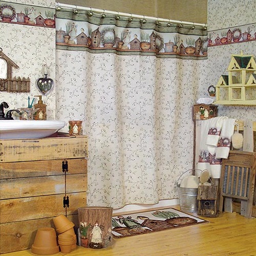 Luxury Bathroom Window Ready Made Curtains