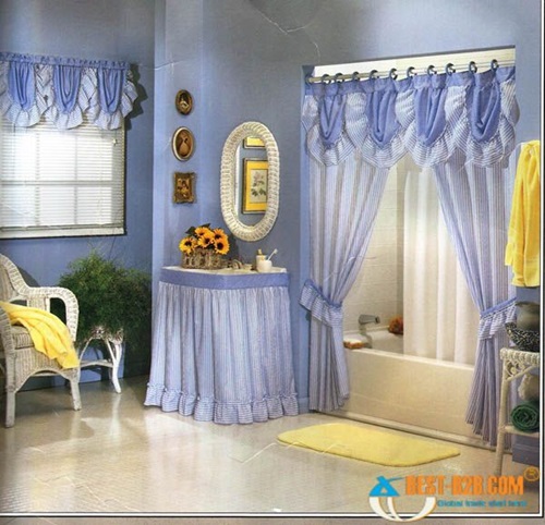 Luxury Bathroom Window Ready Made Curtains