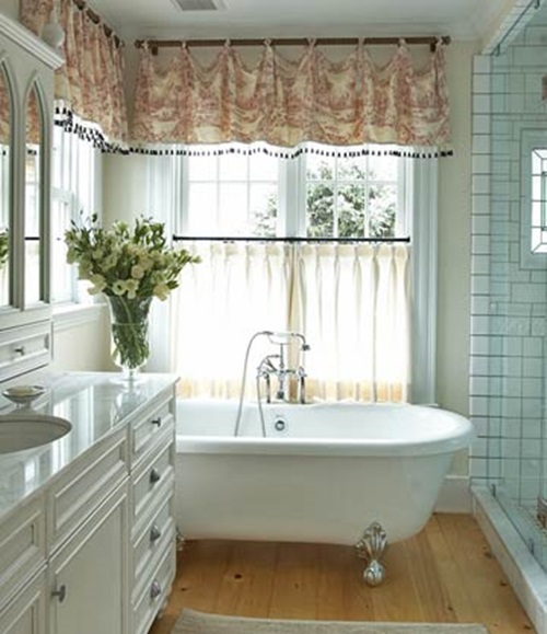 Luxury Bathroom Window Ready Made Curtains