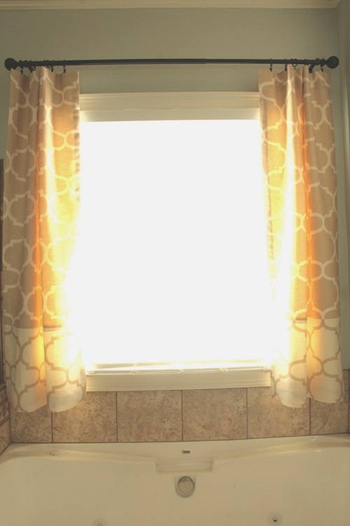 Luxury Bathroom Window Ready Made Curtains