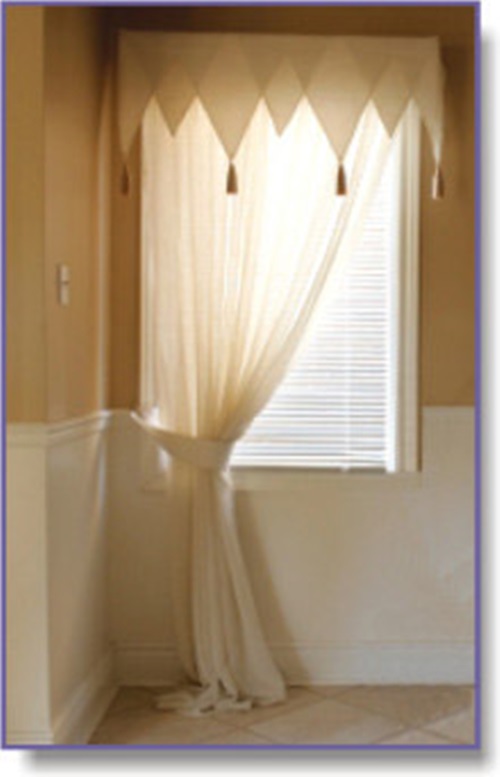 Luxury Bathroom Window Ready Made Curtains