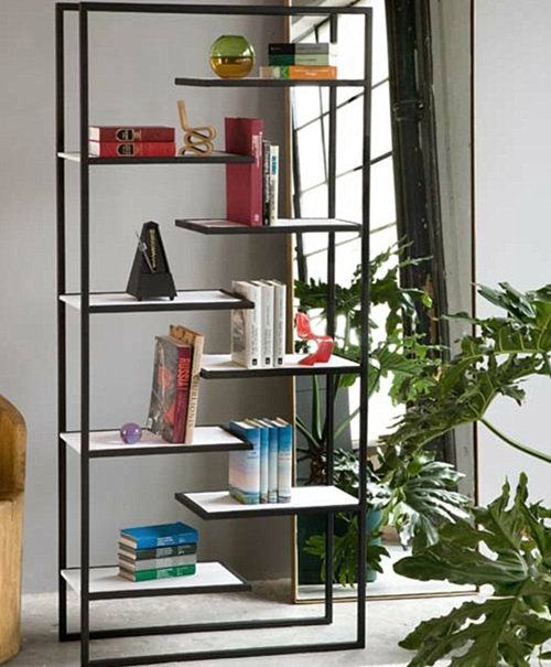 Modular bookshelves and room divider