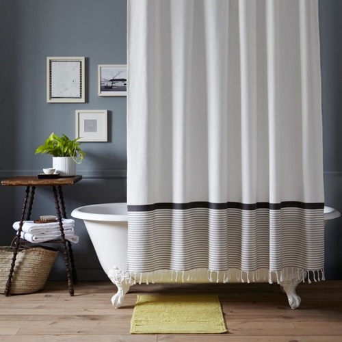 The importance of the shower curtains and having a beautiful, homey bathroom