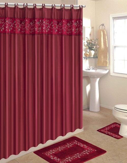 The importance of the shower curtains and having a beautiful, homey bathroom