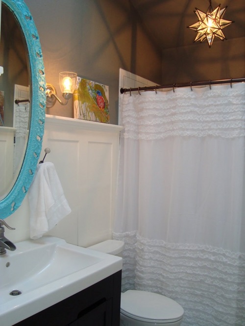 The importance of the shower curtains and having a beautiful, homey bathroom