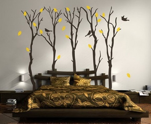 simple tips To Use The Wall Stickers To Decorate Bedroom With An Extraordinary Look