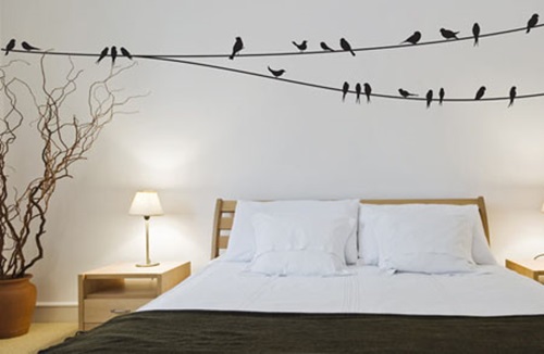 simple tips To Use The Wall Stickers To Decorate Bedroom With An Extraordinary Look