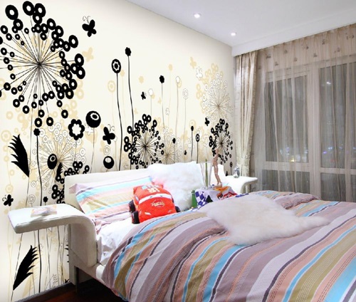 simple tips To Use The Wall Stickers To Decorate Bedroom With An Extraordinary Look