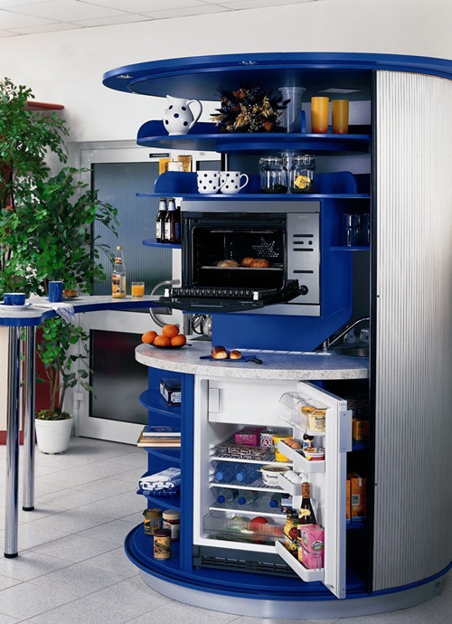 Futuristic Space Saving Kitchen Ideas
