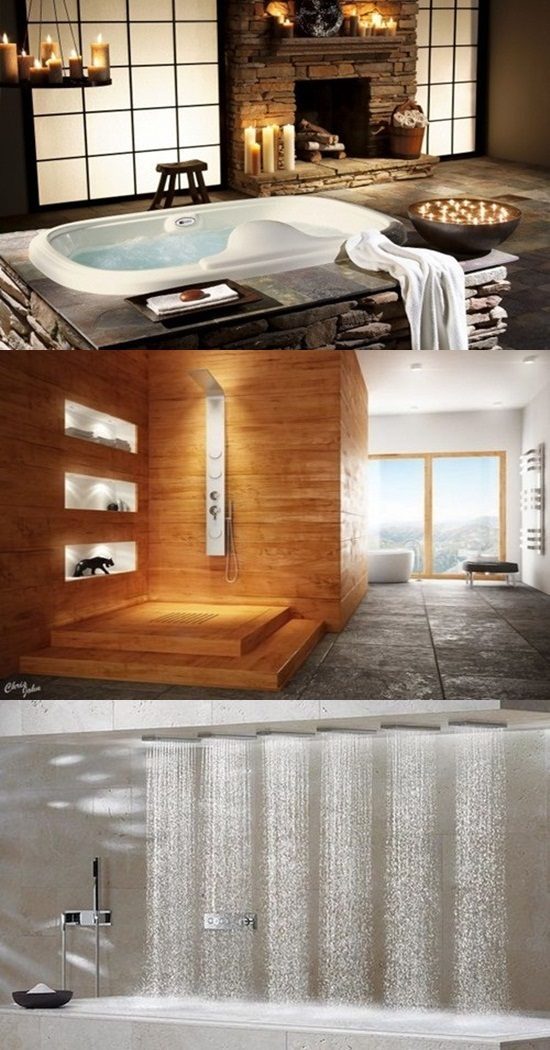 Impressive and Relaxing Shower Area Design Ideas