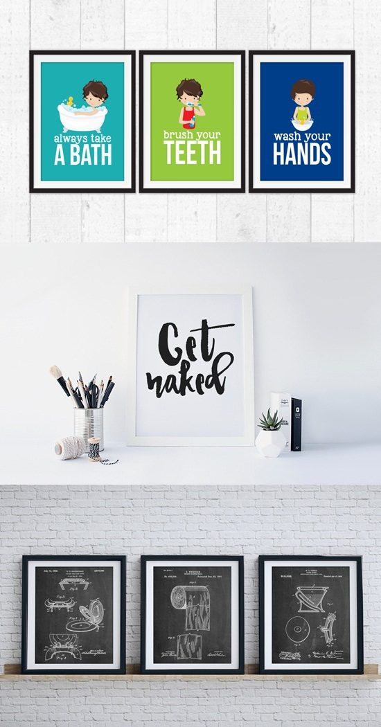 How to Use Framed Art Prints in Decorating your Bathroom