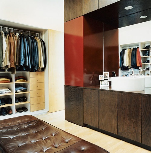 Cool Masculine Walk-in Closet Ideas