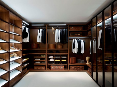 Cool Masculine Walk-in Closet Ideas