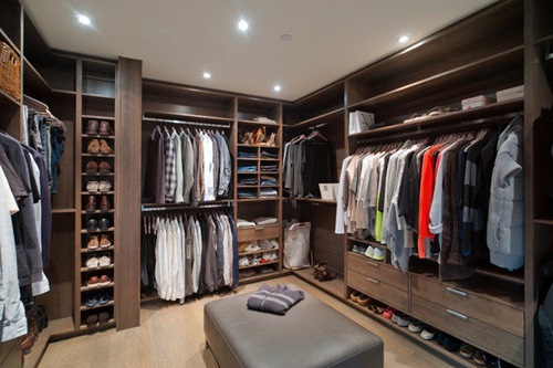 Cool Masculine Walk-in Closet Ideas