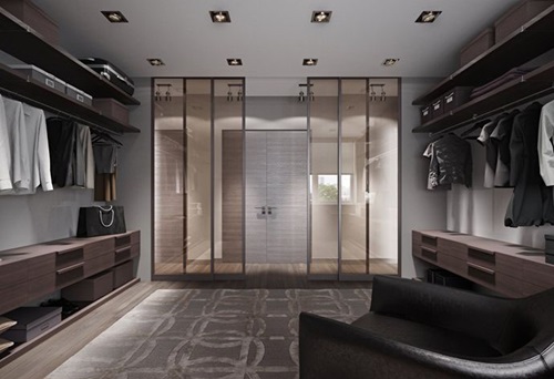 Cool Masculine Walk-in Closet Ideas