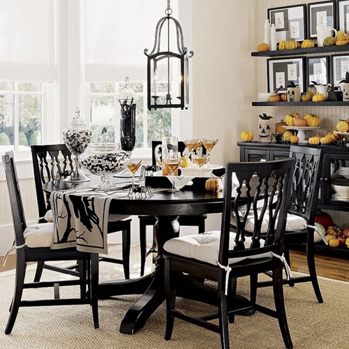 Impressive Ideas to Your Modern Black and White Dining Room