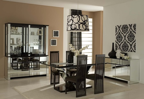 Impressive Ideas to Your Modern Black and White Dining Room