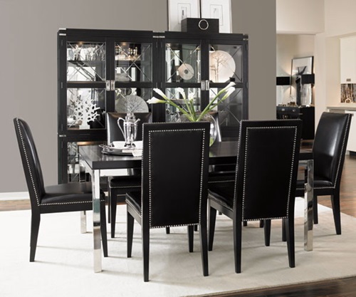 Impressive Ideas to Your Modern Black and White Dining Room