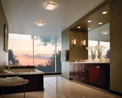 Impressive Modern Bathroom Ceiling and Wall Lighting Ideas