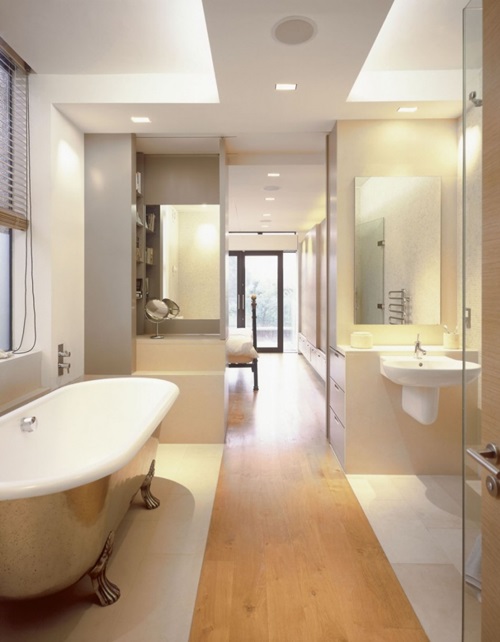 Impressive Modern Bathroom Ceiling and Wall Lighting Ideas