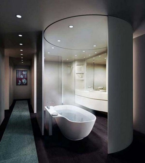 Impressive Modern Bathroom Ceiling and Wall Lighting Ideas
