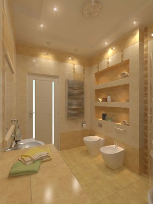 Impressive Modern Bathroom Ceiling and Wall Lighting Ideas